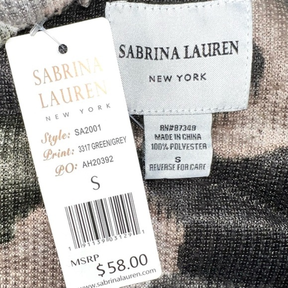 Sabrina Lauren size S green camo fuzzy fleece zip up  toggle hooded Teddy Jacket - Picture 15 of 15